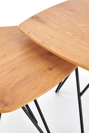 Набір столиків журнальних  Zero Золотий дуб