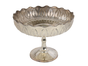 Скляна фруктовниця на ніжці Lefard 20 * 20 см 876-034 фото 1 Скляна фруктовниця на ніжці Lefard 20 * 20 см 876-034 фото 1