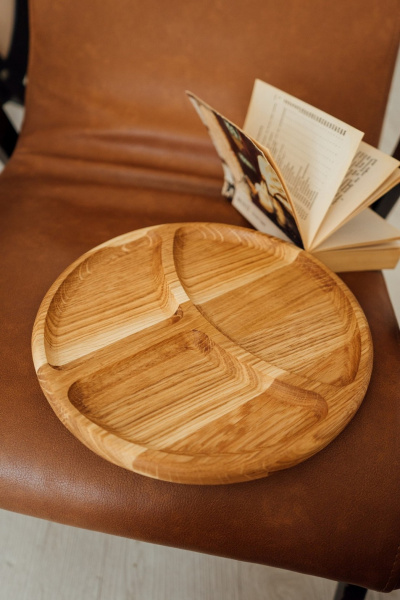 Менажница Wood Decor Смайлик 25 см фото 3