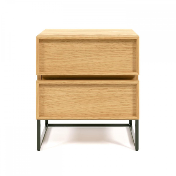 Прикроватная тумба Taiana на металлических ножках дуб   RKT008M40 фото 1