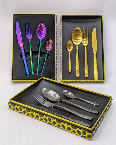 Набор столовых приборов в коробке Olens 4 пр., Хамелеон фото 3