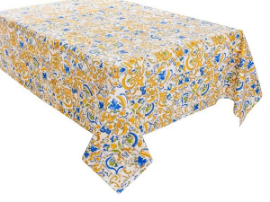 Скатерть водоотталкивающая Tiles Amarillo 140х180 см фото 1 Скатерть водоотталкивающая Tiles Amarillo 140х180 см фото 1