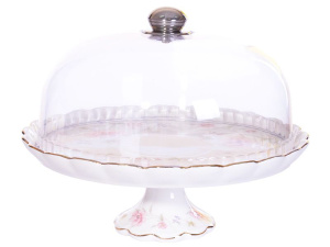 Блюдо для торта з кришкою Лаура Lefard 29 см 943-165 фото 1 Блюдо для торта з кришкою Лаура Lefard 29 см 943-165 фото 1