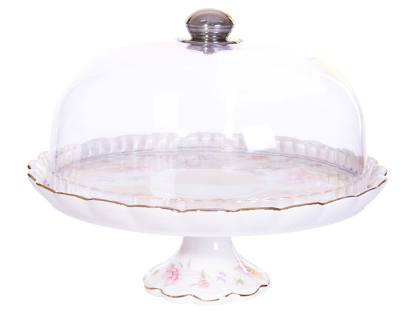 Блюдо для торта с крышкой Лаура Lefard 29 см 943-165 фото 1