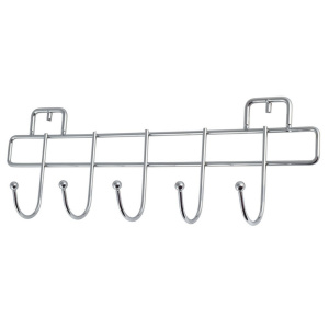 Вішалка з 5 гачками Besser 31.5х4.5х8.5см хромована   KM-0177 фото 1