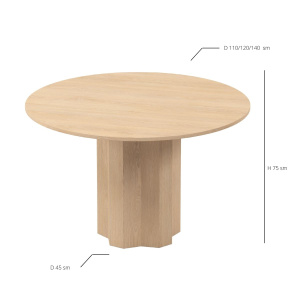 Стол  обеденный   TRAPEZA ROUND фото 3 Стол  обеденный   TRAPEZA ROUND фото 3