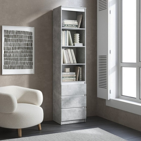 Пенал з відкритими полицями та ящиками R-25