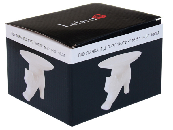 Подставка под торт Lefard Котик 17х15х10 см 940-236 фото 2