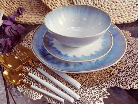 Тарілка Білий камінь Olens, 21 см