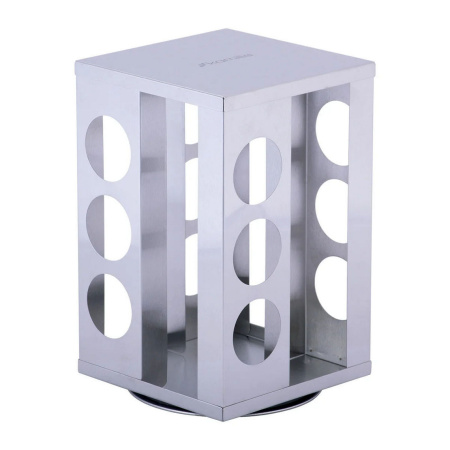 Набір ємностей для спецій Kamille на квадратній підставці, для сервірування столу KM-7033