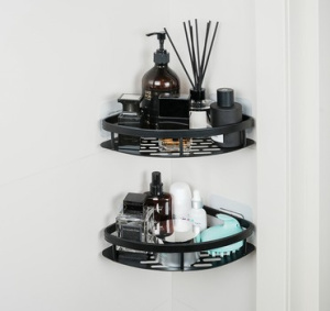 Полиця OPAL, колір чорний, розмір 22x28,5x48см, 2шт фото 4