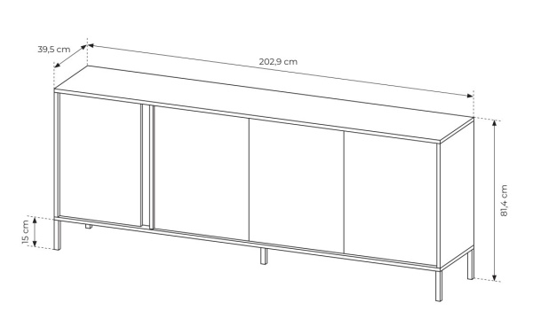 Комод Fast 4D/203 Комод Fast 4D/203