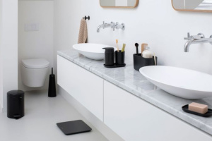 Набор аксессуаров для  ванной комнаты, 3 пр Brabantia MATT BLACK фото 5 Набор аксессуаров для  ванной комнаты, 3 пр Brabantia MATT BLACK фото 5