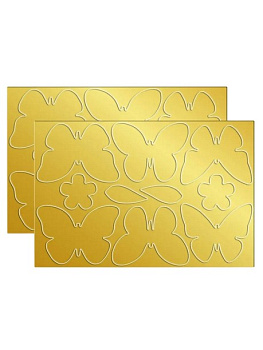 Дзеркальна наклейка акрилова самоклейна декоративна "Літо" 20 шт.