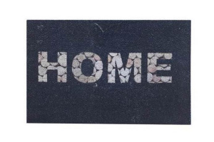 Коврик придверный IzziHome Ola 35х55 Antrasit Home чорный фото 1 Коврик придверный IzziHome Ola 35х55 Antrasit Home чорный фото 1
