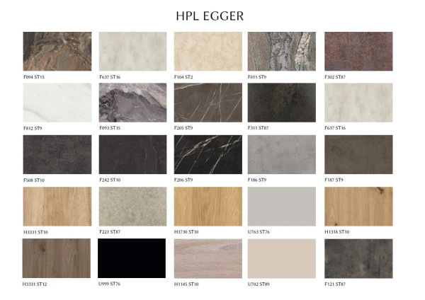 Стіл обідній Sunset круглий з HPL (ніжки Double V) фото 2