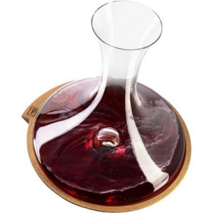 Декантер для вина з корковою підставкою VACU VIN SWIRLING CARAFE, 750 мл фото 2 Декантер для вина з корковою підставкою VACU VIN SWIRLING CARAFE, 750 мл фото 2