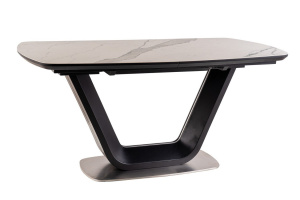 Стіл обідній Armani Ceramic 90X160(220) Білий фото 1 Стіл обідній Armani Ceramic 90X160(220) Білий фото 1