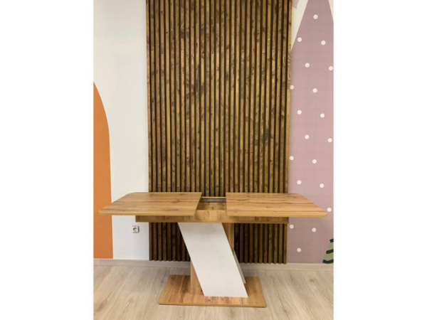 Стіл Грейс розсувний Німфея альба/Дуб Аппалачі фото 3