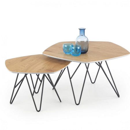 Набір столиків журнальних  Zero Золотий дуб