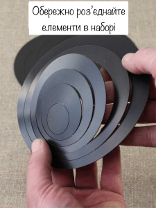 Глянцевый настенный акриловый декор наклейка "Мини-Орбита" 24 шт. черный фото 5 Глянцевый настенный акриловый декор наклейка "Мини-Орбита" 24 шт. черный фото 5