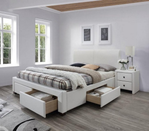 Кровать  Modena 2 160х200 белый фото 1 Кровать  Modena 2 160х200 белый фото 1