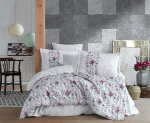 Постельное белье Hobby Poplin Cloudia Евро фото 1 Постельное белье Hobby Poplin Cloudia Евро фото 1