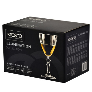 Набор бокалов для вина Krosno Illumination 6 шт 170 мл фото 4 Набор бокалов для вина Krosno Illumination 6 шт 170 мл фото 4