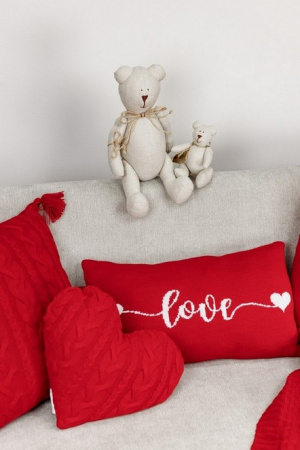 Наволочка в'язана Прованс LOVE 45х45 см