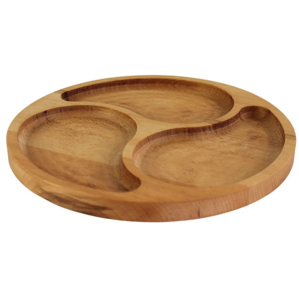 Менажница TRIO ТМ BRIZOLL, Бук , 3 секции фото 3