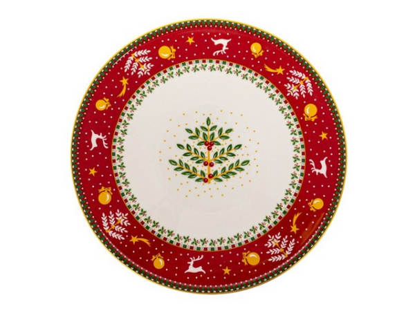 Блюдо Lefard для торта Рождественская коллекция 28см 924-829 фото 2