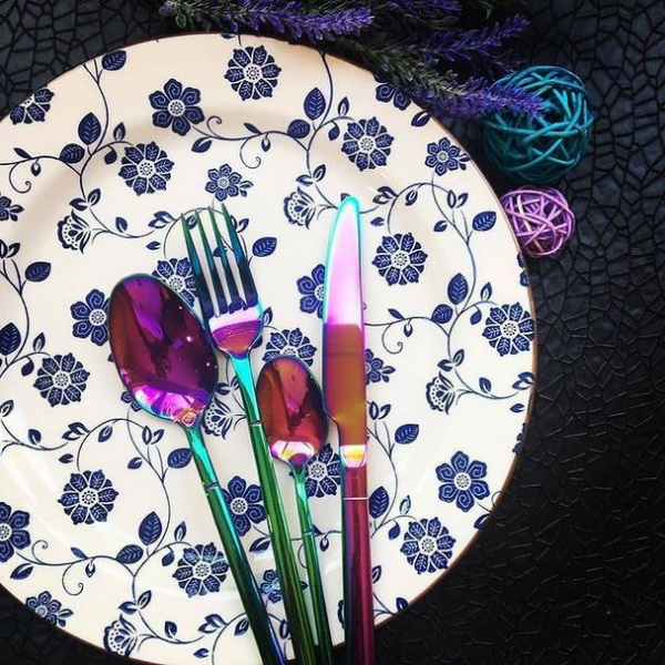 Набор столовых приборов в коробке Olens 4 пр., Хамелеон фото 2