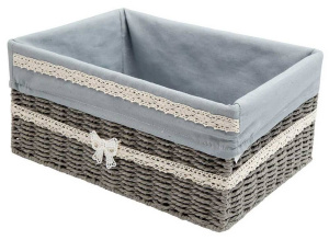 Корзина Handy Home стеллажная Бантик 36х27х17 см (EW-61 L) фото 1