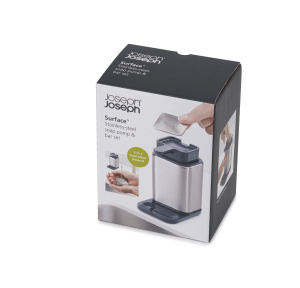 Дозатор для жидкого мыла Joseph Joseph Surface 10.6x14.5x7.9 см серебристый фото 5 Дозатор для жидкого мыла Joseph Joseph Surface 10.6x14.5x7.9 см серебристый фото 5
