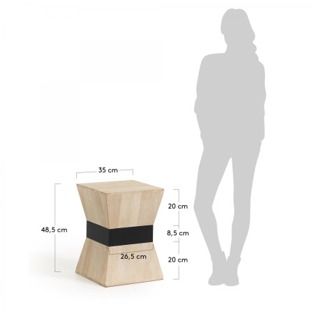 Журнальний столик HOPS манго 35X35  CC0354M46