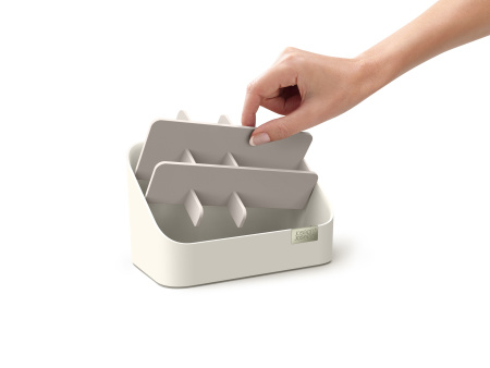 Органайзер для косметики Joseph Joseph Viva багаторівневий 11х18х10.7 см кремовий