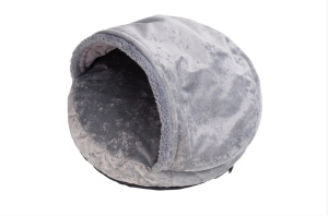 Лежак-нірка Cover Plush Gray фото 4 Лежак-нірка Cover Plush Gray фото 4