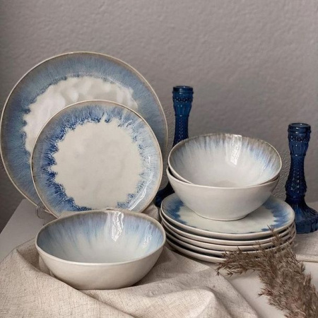 Тарілка Білий камінь Olens, 21 см