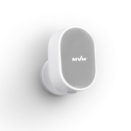 Тримач для душової лійки клейкий сірий