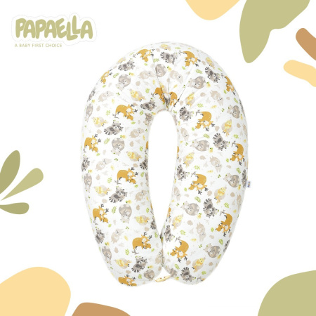 Подушка для вагітних та годування з гудзиком ТM PAPAELLA 30х190 см обіймашки