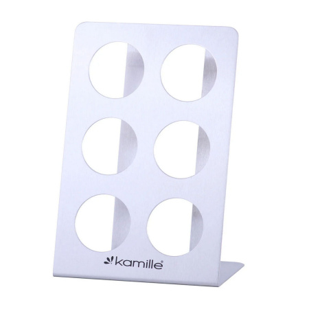 Набір ємностей для спецій Kamille на квадратній підставці, для сервірування столу KM-7036