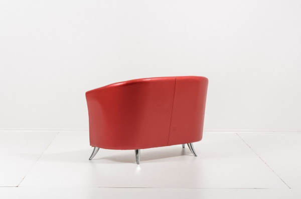 Прямий диван Дует-Лайт червоний