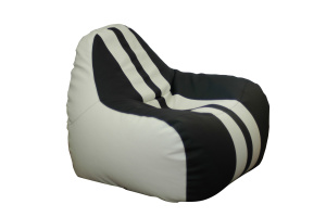 Крісло-мішок Simba Sport H-2200/D-5 White-Black фото 1 Крісло-мішок Simba Sport H-2200/D-5 White-Black фото 1