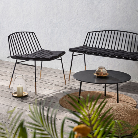 Журнальний столик Ulrich чорний 70х33  CC0707R01