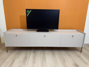 Тумба под телевизор Wood с тремя ящиками Кашемир фото 4 Тумба под телевизор Wood с тремя ящиками Кашемир фото 4
