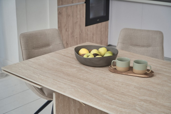 Стіл обідній розкладний TML-980 Травертін 180(260)х90x76 см