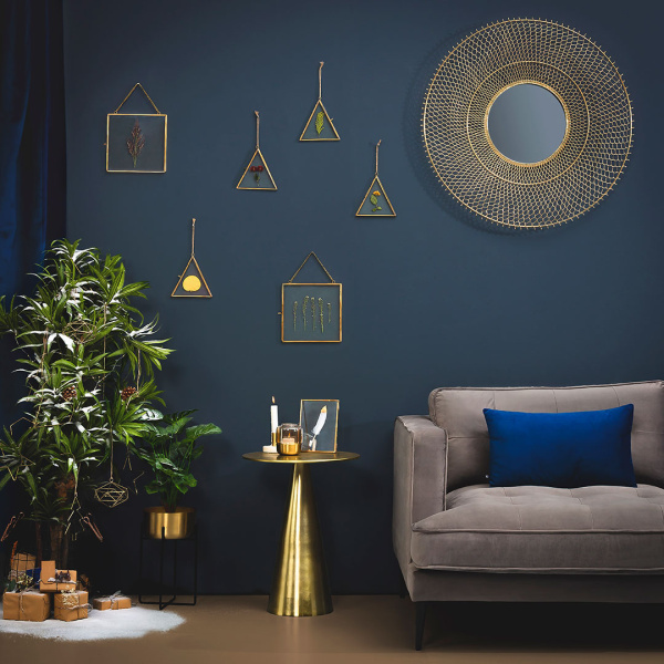 Журнальний столик RHET золотистий 39х57  CC1051R83 фото 2