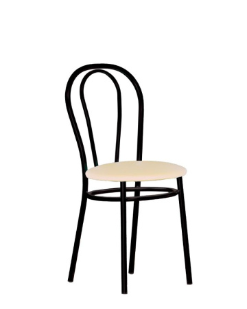 Стілець Tulipan black штучна шкіра V (від 4х штук)