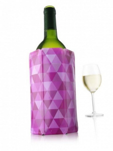 Охладитель для бутылки вина Vacu Vin Active Cooler Wine Diamond Pink фото 1 Охладитель для бутылки вина Vacu Vin Active Cooler Wine Diamond Pink фото 1
