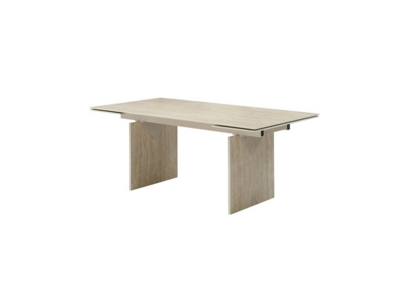 Стіл обідній розкладний TML-980 Травертін 180(260)х90x76 см